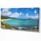Designart - Kailua Beach in Oahu - Landscapes Sea & Shore Photographic on wrapped Canvas